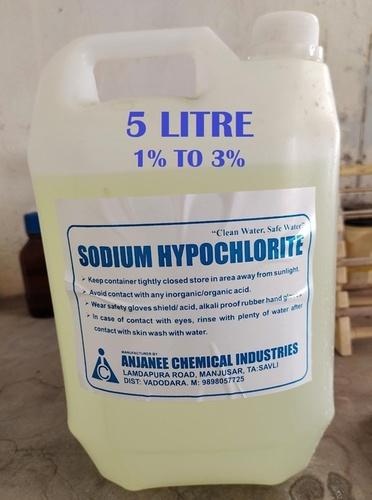۲. هیپوکلریت سدیم (Sodium Hypochlorite - NaOCl)